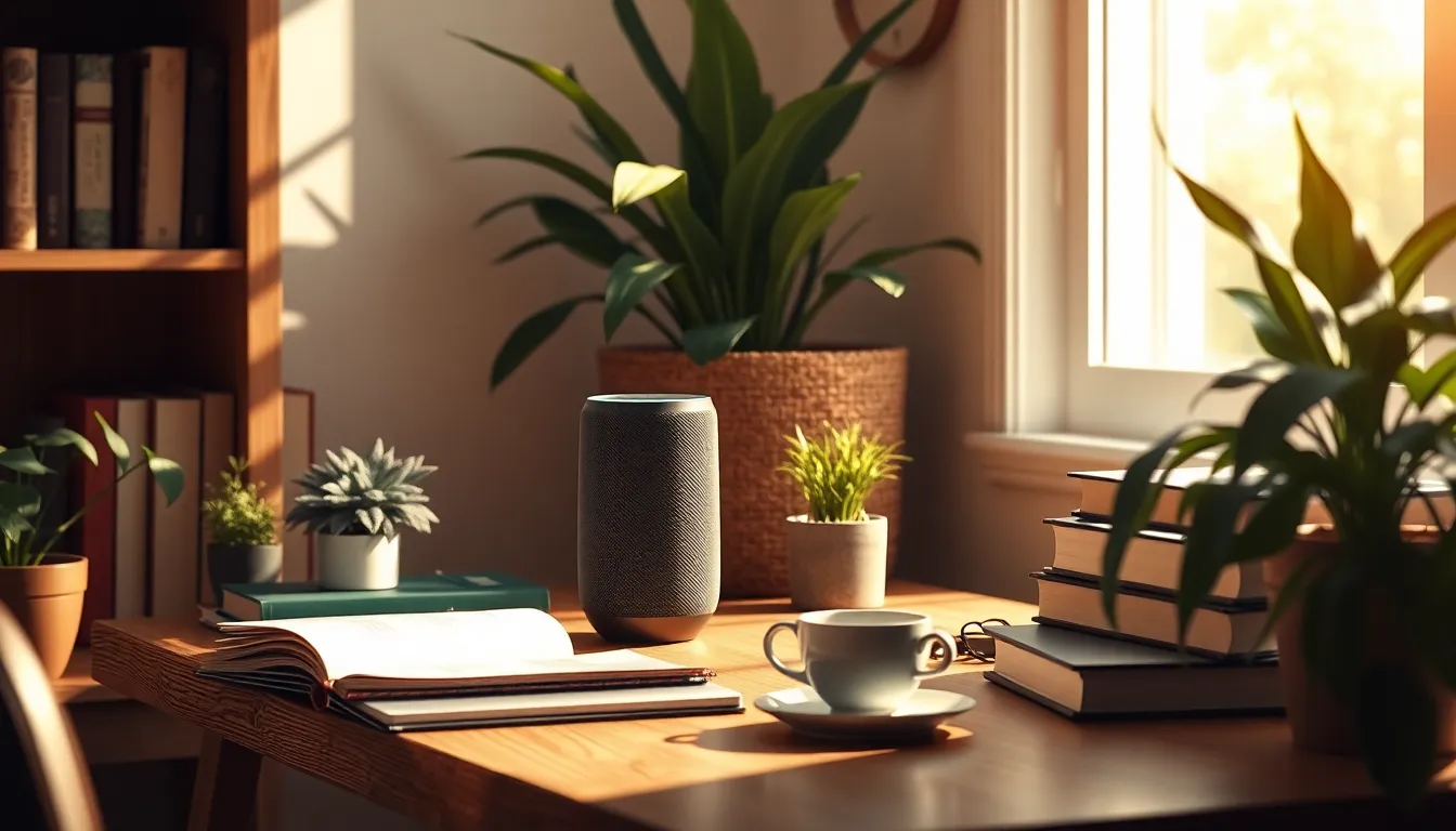 페퍼민트 티 즐기는 모습